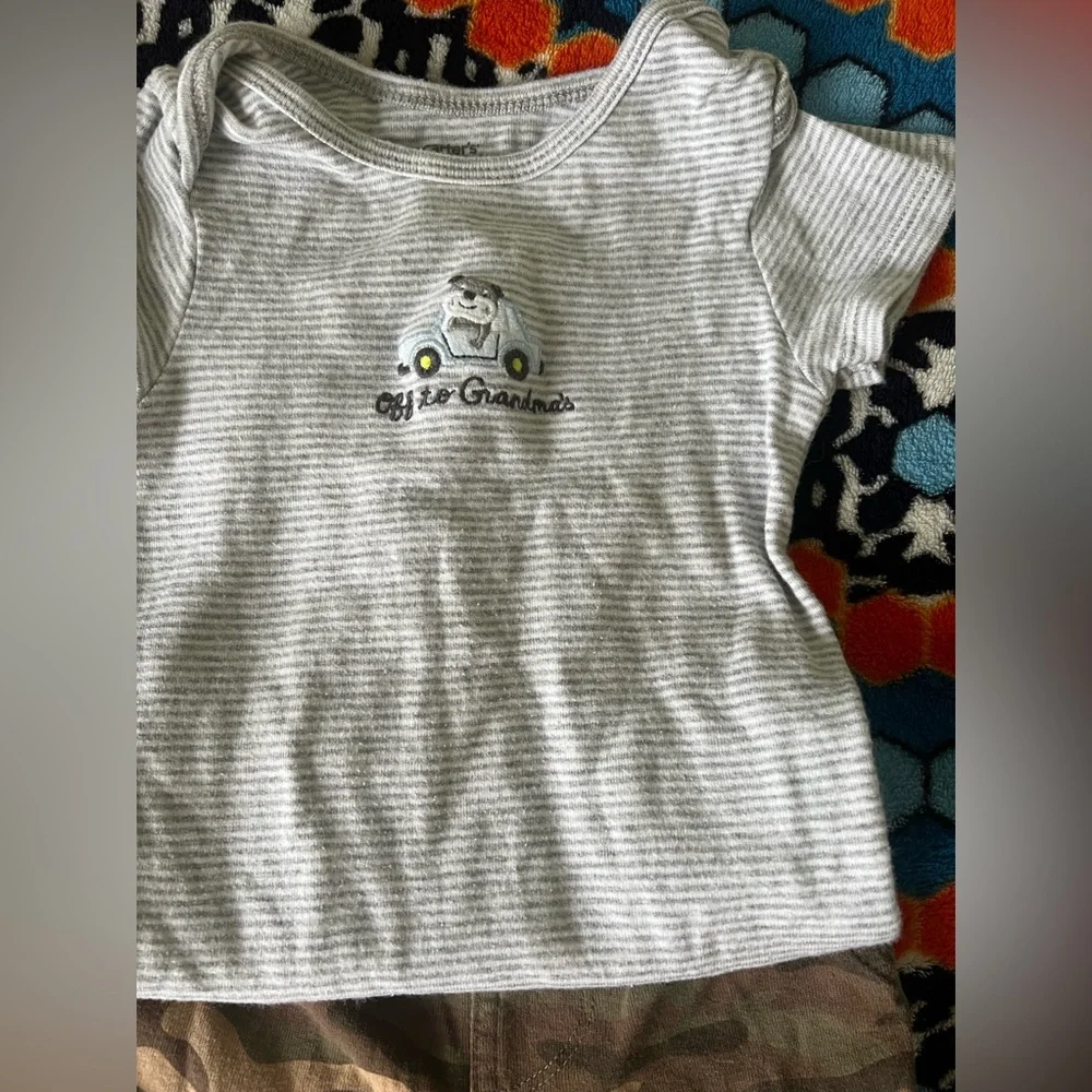 Carters Cotton Camo set Boys